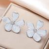 Cazador Waterproof  Flower Earrings Stainless Steel Piercing Earrings for Women Trendy Jewelry Wedding Birthday Gift 2026