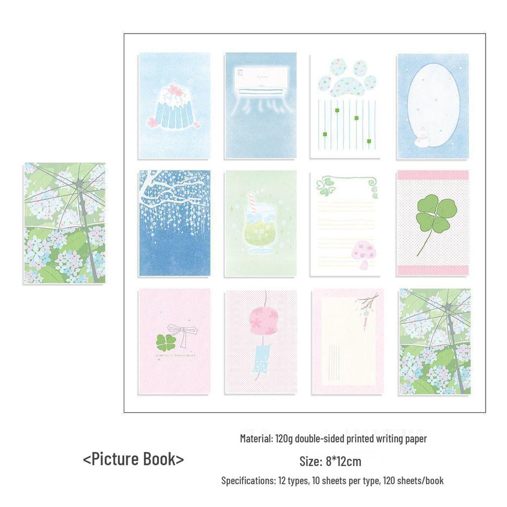 A7 Thick Book Writing Sticky Notes, Decorative Inner Pages, Planner Paper, Loose-Leaf, Small Customizable Notes