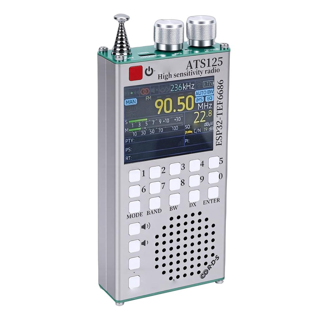 FM Radio High Sensitivity Bluetooth Radio with Automotive Chip 2.4 Inch LCD Touchscreen Extended Antennae Numeric