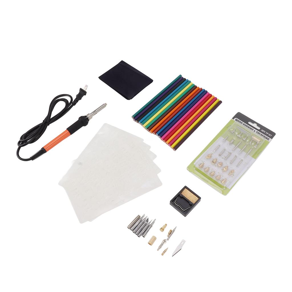 83 SZT Zestaw Lutownicy 60W Szybkie Nagrzewanie Regulowana Temperatura Zestaw Lutowniczy Narzędzie Spawalnicze dla