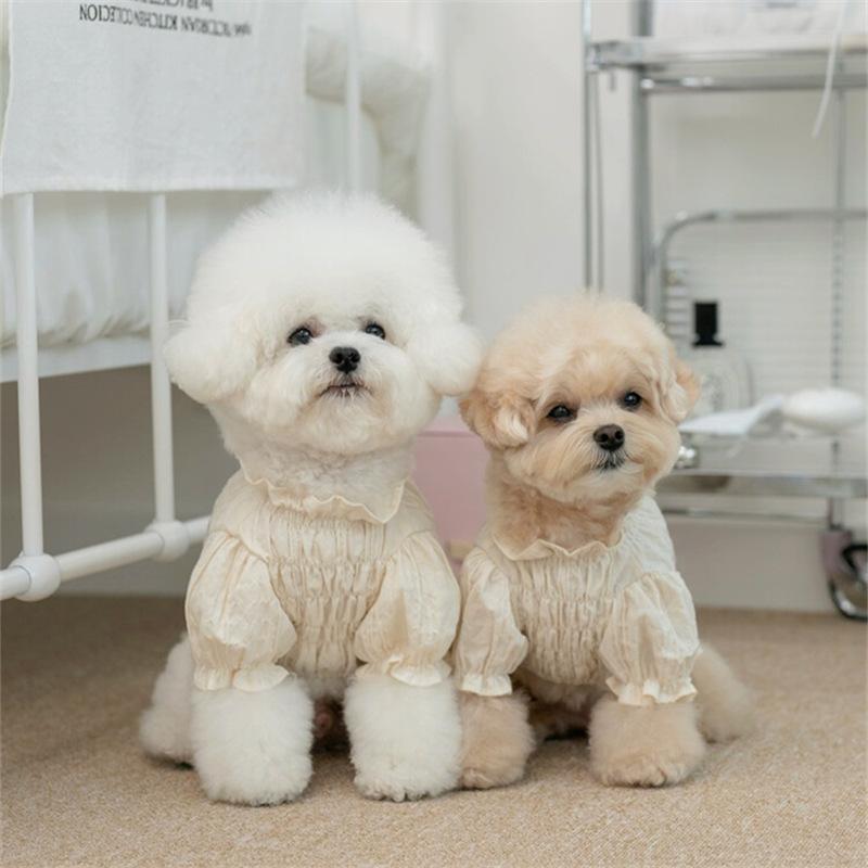 Pet Spring Cute Plaid Dress Pet Cat Dog Pet Bow Shirt Puppy Accessories Dog Dresses for Small Dogs Christmas Clothes (as the picture,XS(old))