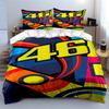 Número 46 con formas. Juegos de cama Juegos de fundas nórdicas Fundas nórdicas Fundas de almohada(1 * Funda de edredón 2 * Fundas de almohada sin relleno de edredón)