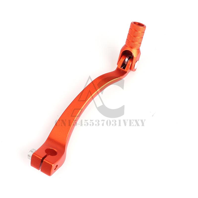 Motorfiets Cnc Folding Aluminium Versnellingspook Versnellingspook Voor Motorfiets Atv Dirt Bike Pit Bikes Versnellingspook Kayo оранжевый
