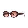 Vintage Small Oval Sunglasses Women Luxury Brand Designer Black Female Sun Glasses Shades Classic Gafas De Sol Mujer Oculos