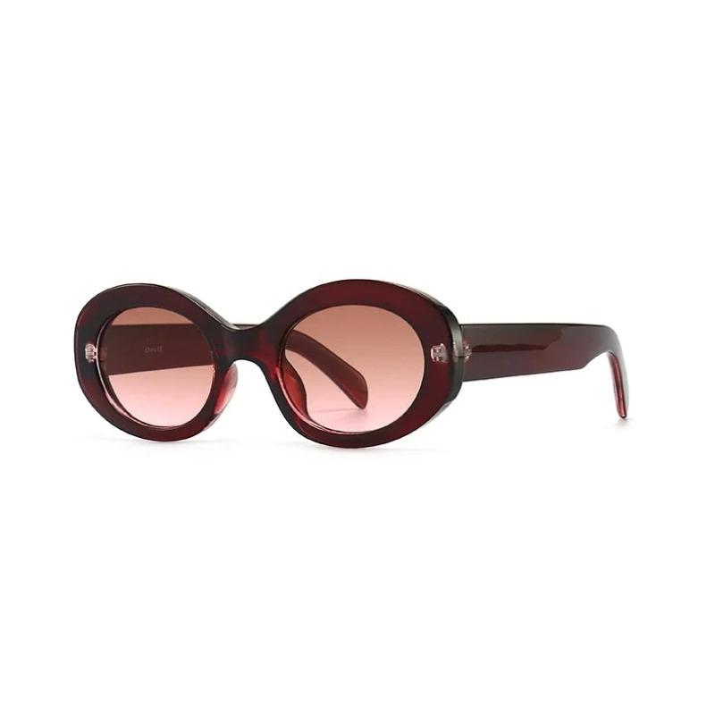 Vintage Small Oval Sunglasses Women Luxury Brand Designer Black Female Sun Glasses Shades Classic Gafas De Sol Mujer Oculos