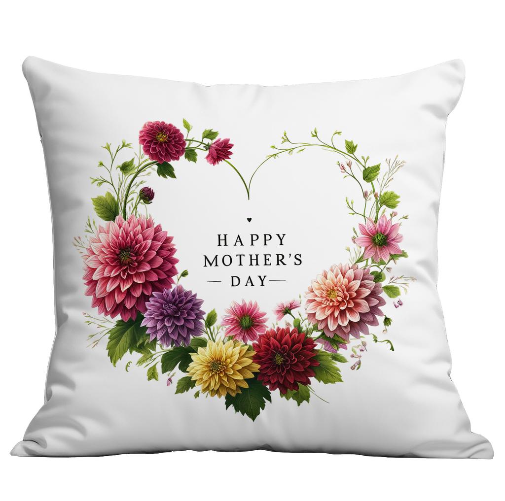 New Mother's Day Creative Wreath Letter Pillow Case Home Sofa Cushion Pillow Case