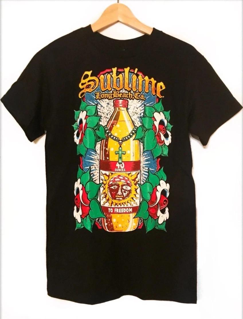 T-T-Shirt with Sublime logo print. Size S-5XL S