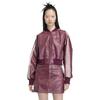 W Sst Pleather Jacket Kd8792 Maroon