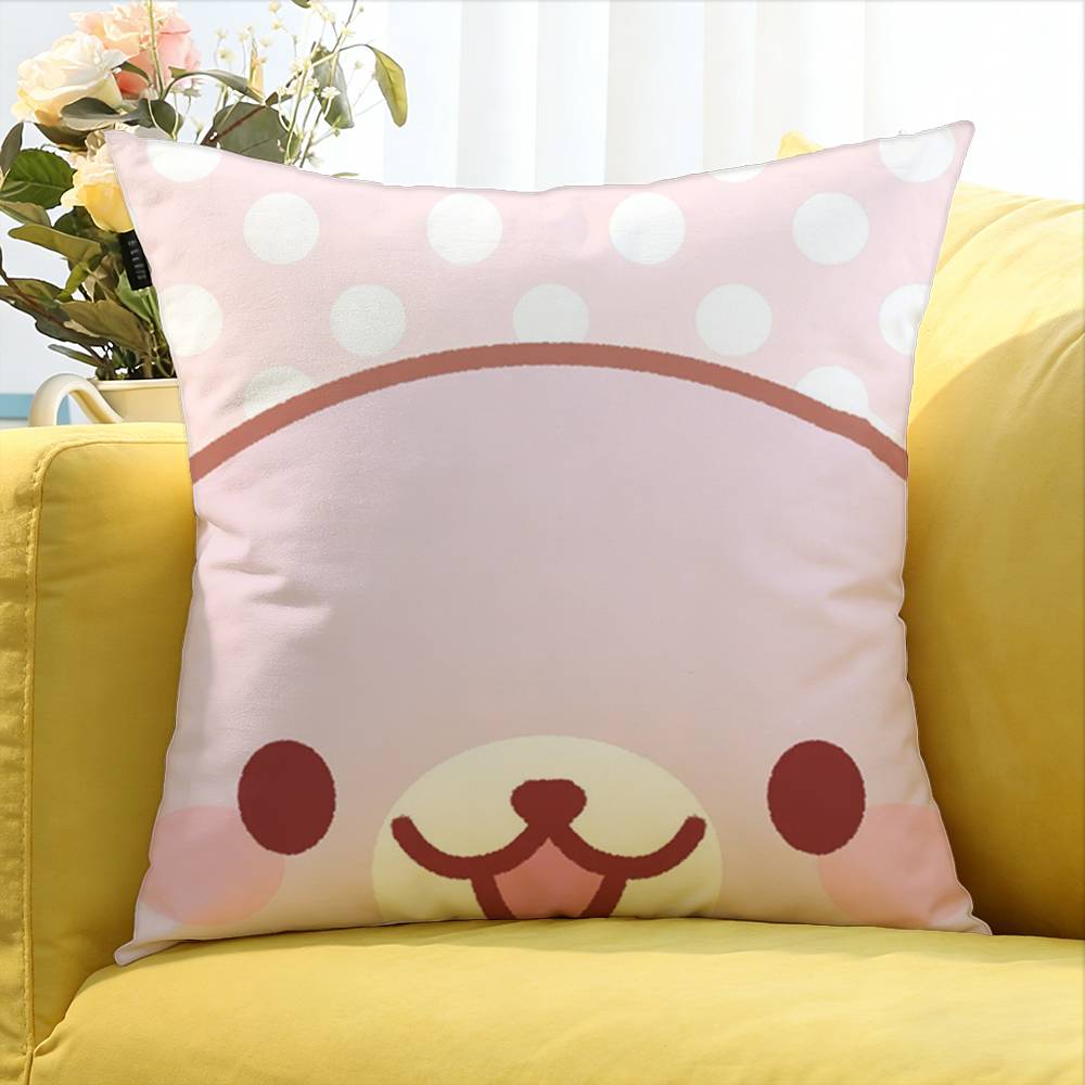 Cute M-Mamegoma Seal Various Sizes Square Pillow Case For Car Home Bedchamber Decor