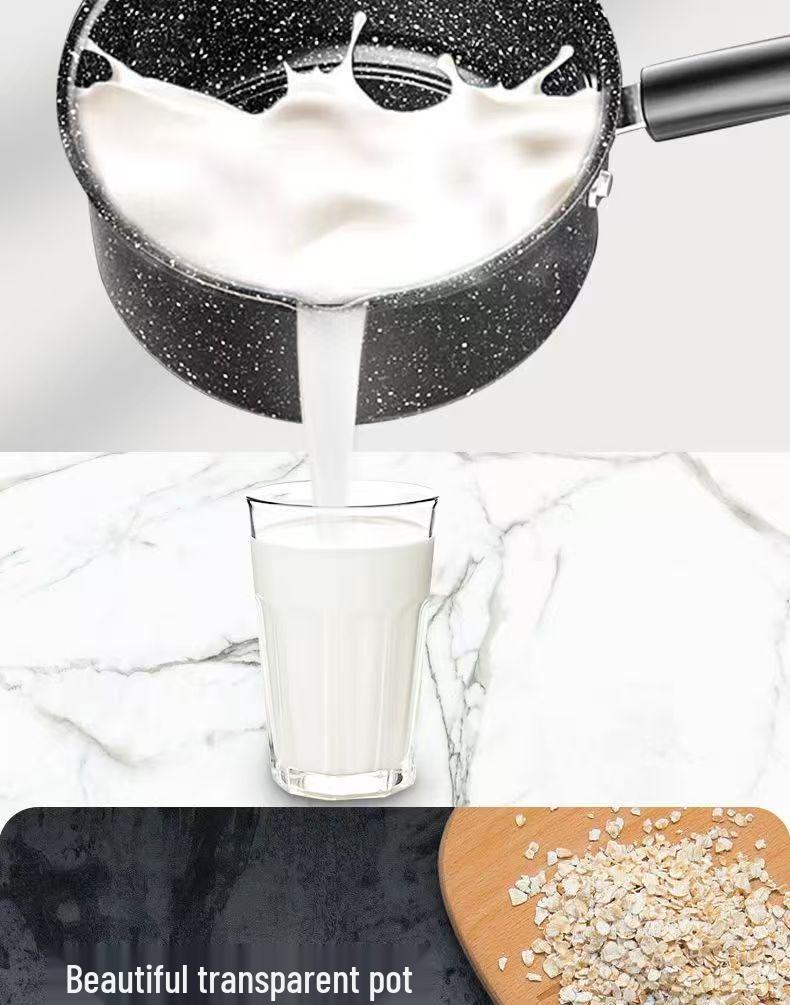 Maifan Stone Non-Stick Milk & Soup Pot for Baby Food, Breakfast, Noodles, and Dorm Use