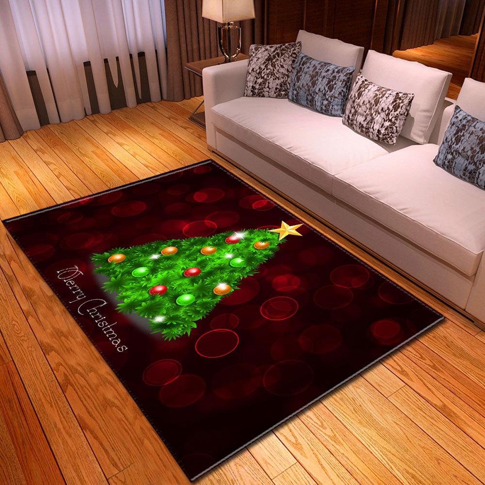 Christmas Living Room Floor Mat Bedroom Dining Room Carpet Carpet Doormat