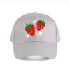 Vintage Strawberry Baseball Cap Baseball Cap Fashion Unisex Sunhat Womens Outdoor Sports Snapback Cap