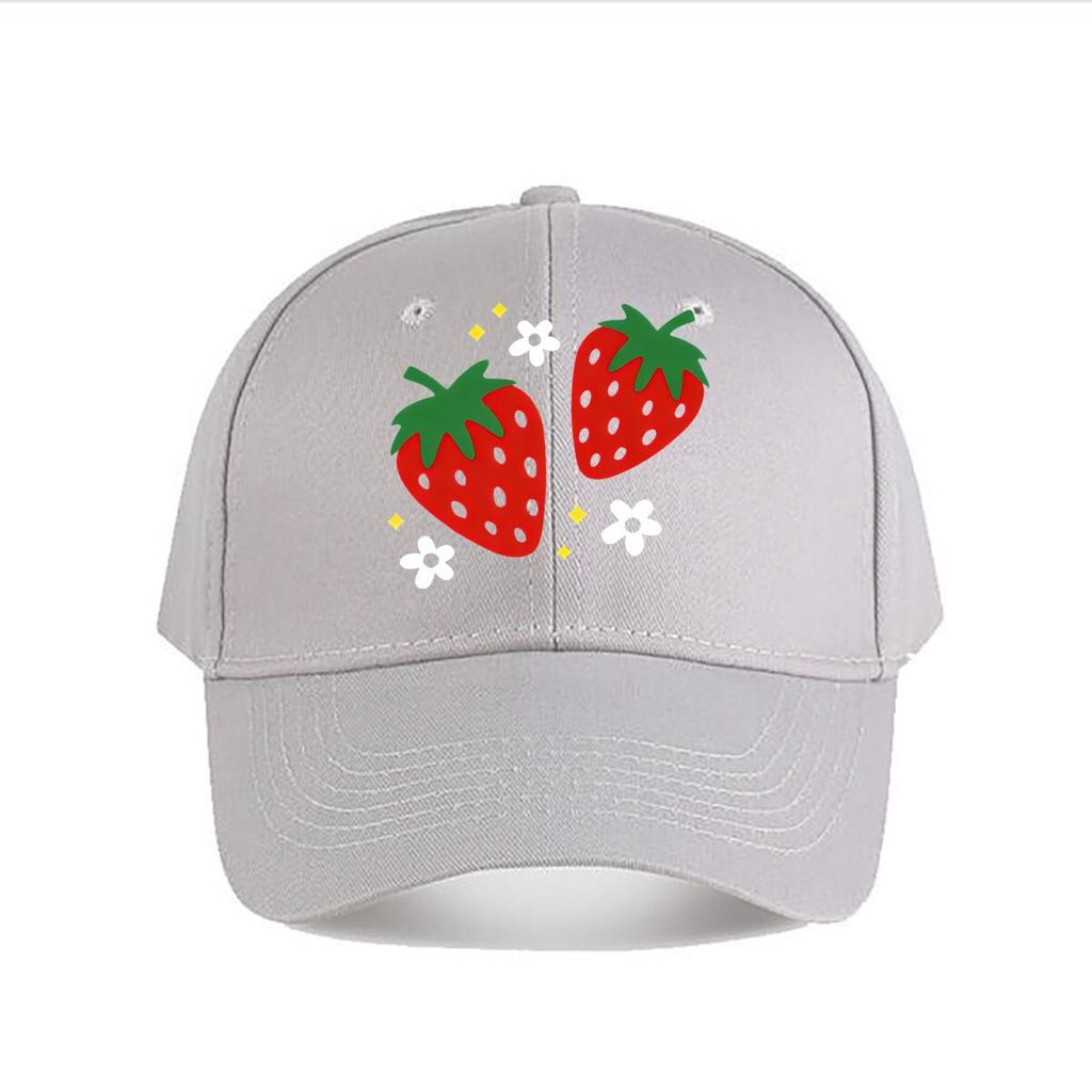 Vintage Strawberry Baseball Cap Baseball Cap Fashion Unisex Sunhat Womens Outdoor Sports Snapback Cap