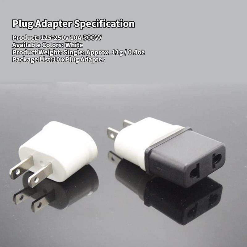 EU Plug Adapter Socket US To EU Plug Power Adaptor Converter American EU to US Plug Travel Adapter Sockets Charger Outlet