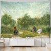 Natures Canvas Tapestry  Lush Forest  Vibrant Fields  Unique Wall Art for Home Decor Living Room  Art Lover Gift