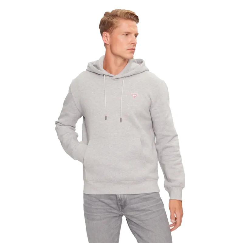 Guess Herren Grau -Sweatshirt Mit Aufnäher Klein - Bild 3