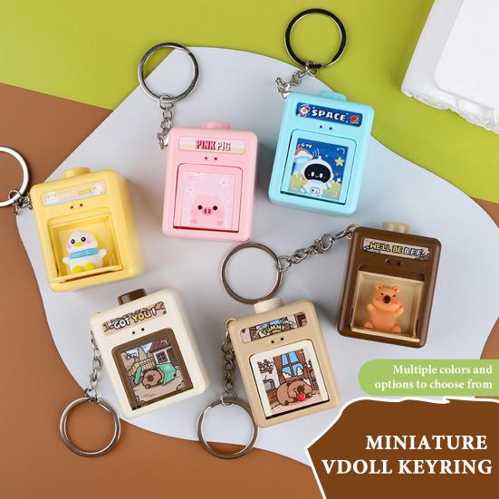 Chaveiro Caixa Popper de Astronauta 3D Desenho Animado Criativo Pops Brinquedo Fidget para Crianças Lindo Pingente de Chaveiro Presente para Alívio do Estresse