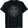Religious Catholic St. Benedict Medal Christian T-Shirt Small