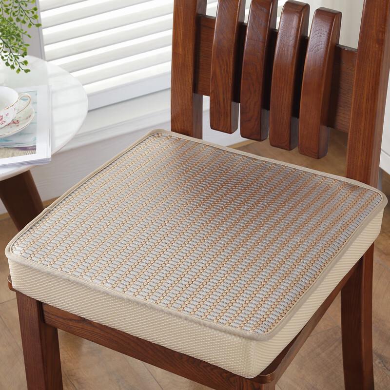 Yaz için Kalınlaştırılmış Kaymaz Buz İpeği Rattan Sandalye Minderi
