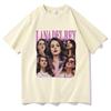 Singer Lana Del Rey Graphic Tshirt Retro Hip Hop Fashion T-shirt Men Women Cotton Short Sleeve Aesthetic T Shirts Streetwear