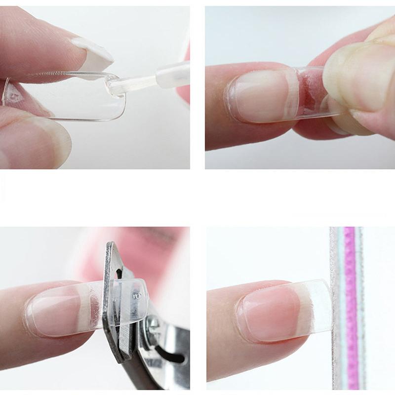 10g Nail Gule for False French Tips Acrylic 3D DIY Nails Art Decoration Rhinestones Gems Glue Manicure Tools Adhesive with Brush