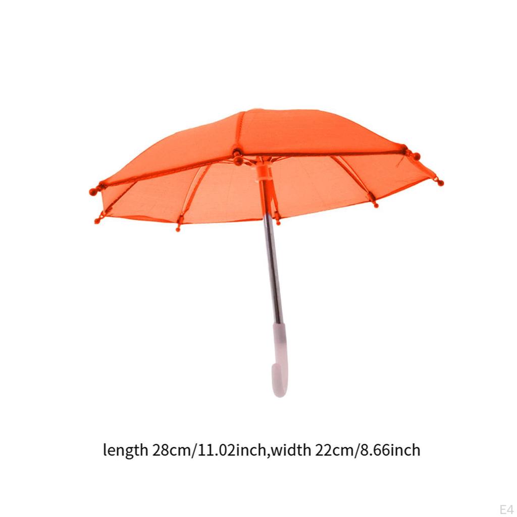 Dollhouse Miniature Umbrella Cute Parasol Decor Decorative Kids Children Toy Sunny Rainy