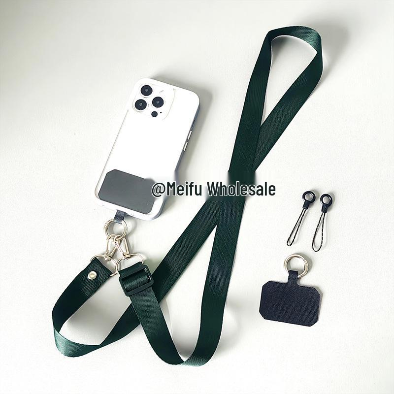 Adjustable Crossbody Mobile Phone Lanyard: Sturdy, Durable, Wear Around Neck or Shoulder with Wide Retractable Strap