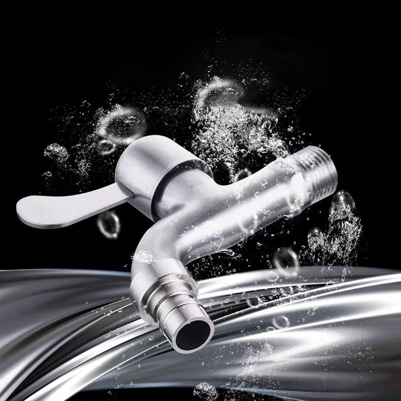 A Single Lever Kitchen Faucet Laundry Faucet Tap Sink Basin Water Tap for Home Kitchen Bathroom Toilet Laundry Washing Machine