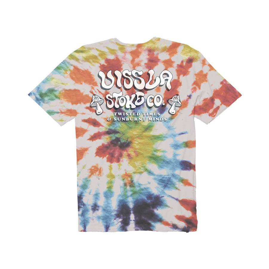 Bisla Trippy Stoke Tie Dye Ss Pkt Tee-Mul