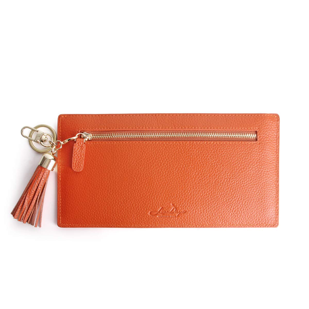 

Стиль на сумке Женский длинный кошелек из натуральной кожи с отделением для карт от LIZDAYS (Верблюд)