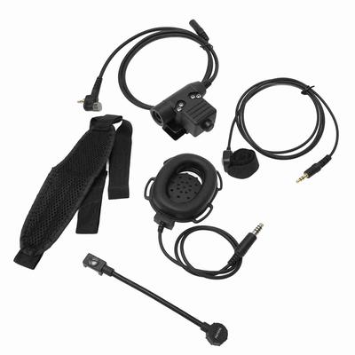 Walkie Talkie Headset U94 PTT Handfunkgerät Einseitige Kopfhörer Adapter mit Mikrofon für