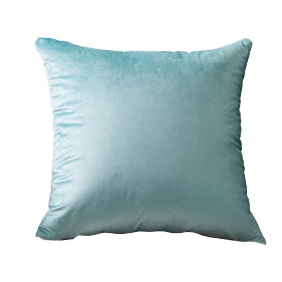 Einfarbige Samt-Kissenhülle, Weiche Plüsch-Kissenhülle, 17,7 x 17,7 Zoll Glatte Samt-Kissenbezug für Sofa, Bett, Büro, Gemütliche Wohnkultur