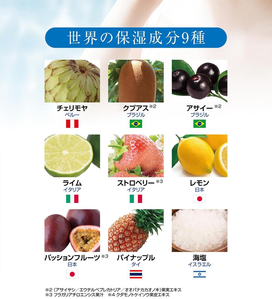 World Fruits Refreshing Foam Facial Pore Large Papain Lava Deep Pore Formulated with Beauty Ingredients Derived from Fruits of the Made in Official