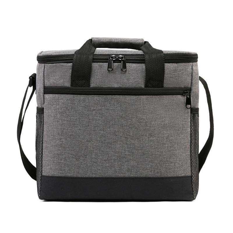 BBQ Coolers Bag with Liners Insulated Picnics Lunch Bag Tableware Handbag Soft-Sided Cooling Bag for Camping Outdoor