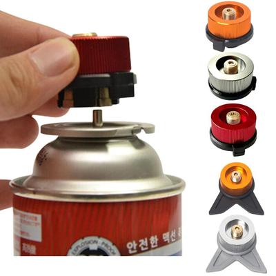 Adaptador de tanque de gás para fogão de acampamento ao ar livre, queimador de gás, cabeça de conversão, fogão de piquenique, propano, adaptador de recarga, conversor, suprimentos de acampamento