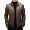 Men's Winter Fashion Down Jacket - Solid Color, 90% White Duck Down, Warm Casual Business Coat