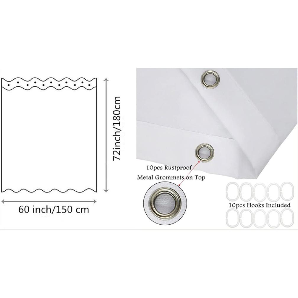 LB Spooky Halloween Shower Curtain for Bathroom, Gothic Horror Halloween Pink and Black Bats Fabric Shower Curtain with Hooks, Funny Pink Bat