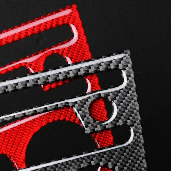 Carbon Fiber Gear Shift Panel Frame Sticker for 2011-2015 BMW X1 E84 Interior Modification