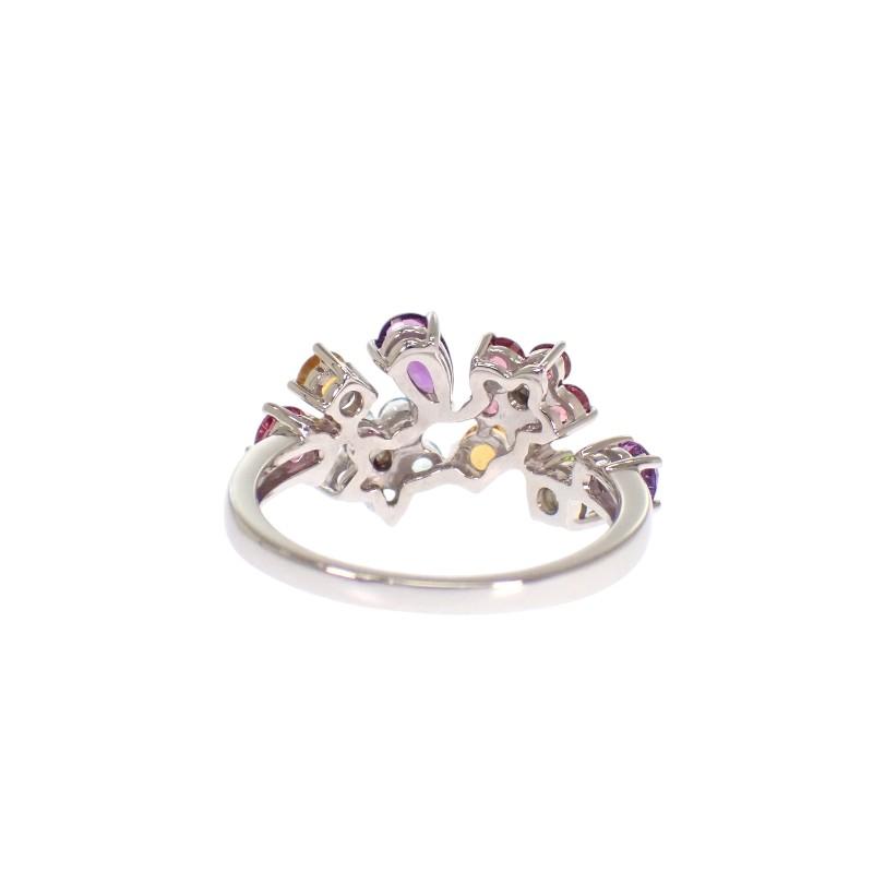 Ponte Vecchio #8(JP Size) Ring K18 White Gold Women