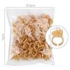 Heart-Shaped Eyelash Glue Dispenser Ring with One-Second Blooming Tray for False Eyelashes