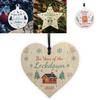 Christmas Decorations Gift Hanging Bauble Wooden The Year Of The 2020 Lockdown