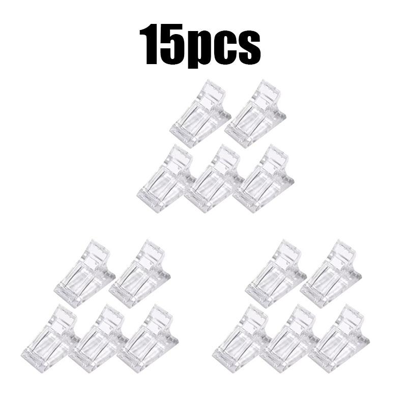 5/10/15pcs Nail Clips Acrylic Extension Forms Nail Quick Fingernail Extension Assistant Tools Nail Clips Nail Art Fixing Clip