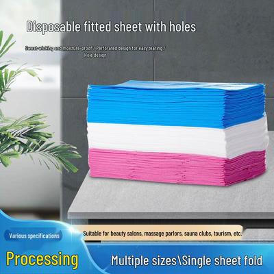 Thickened Waterproof Disposable Non-woven Massage Bed Sheets - Breathable & Oil-proof for Salons & Travel