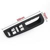 Car Front Rear Left Right Door Black Pull Grab Handle Cover Panel Trim For Volkswagen VW Bora Golf 4 MK4 Jetta 1999-2004