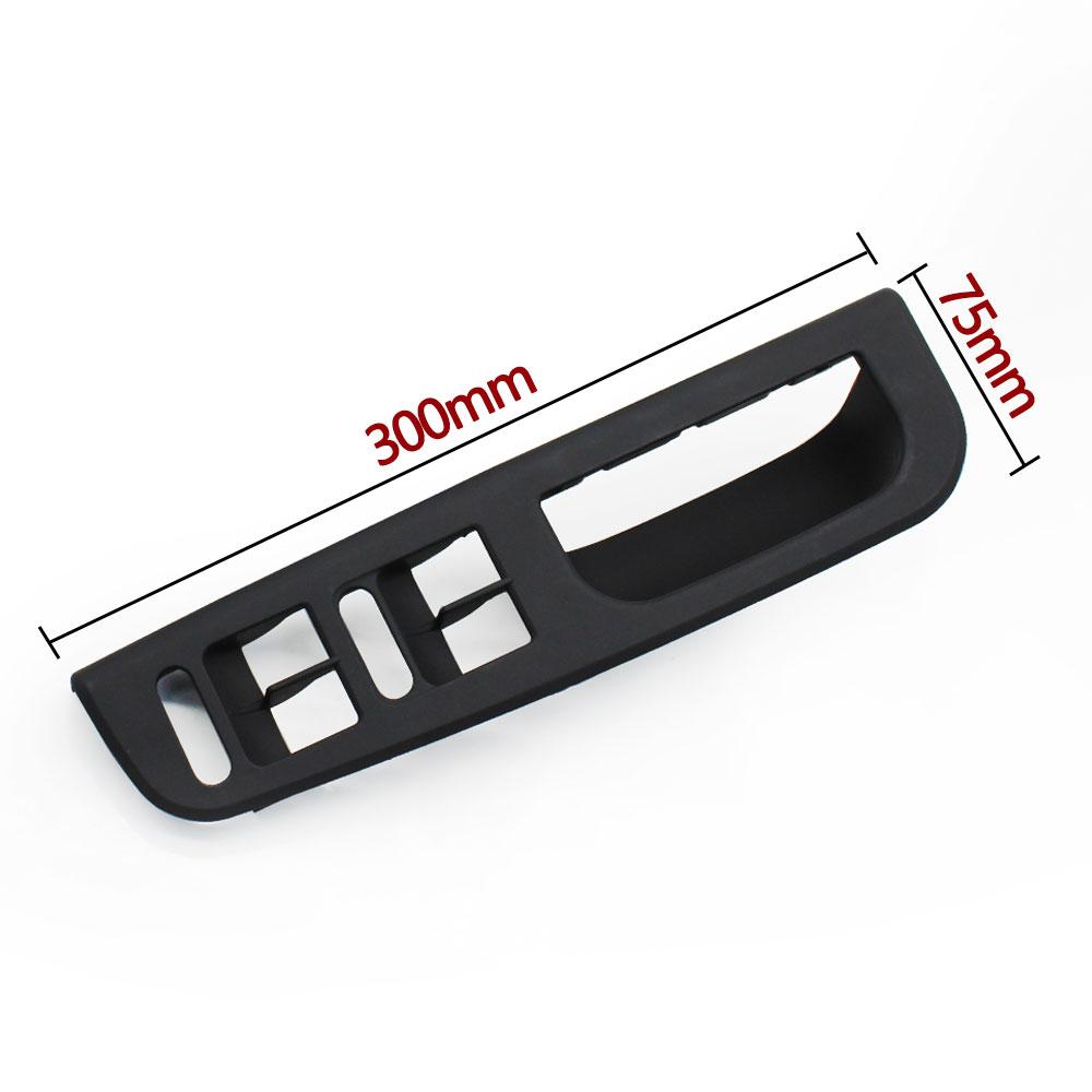 Car Front Rear Left Right Door Black Pull Grab Handle Cover Panel Trim For Volkswagen VW Bora Golf 4 MK4 Jetta 1999-2004