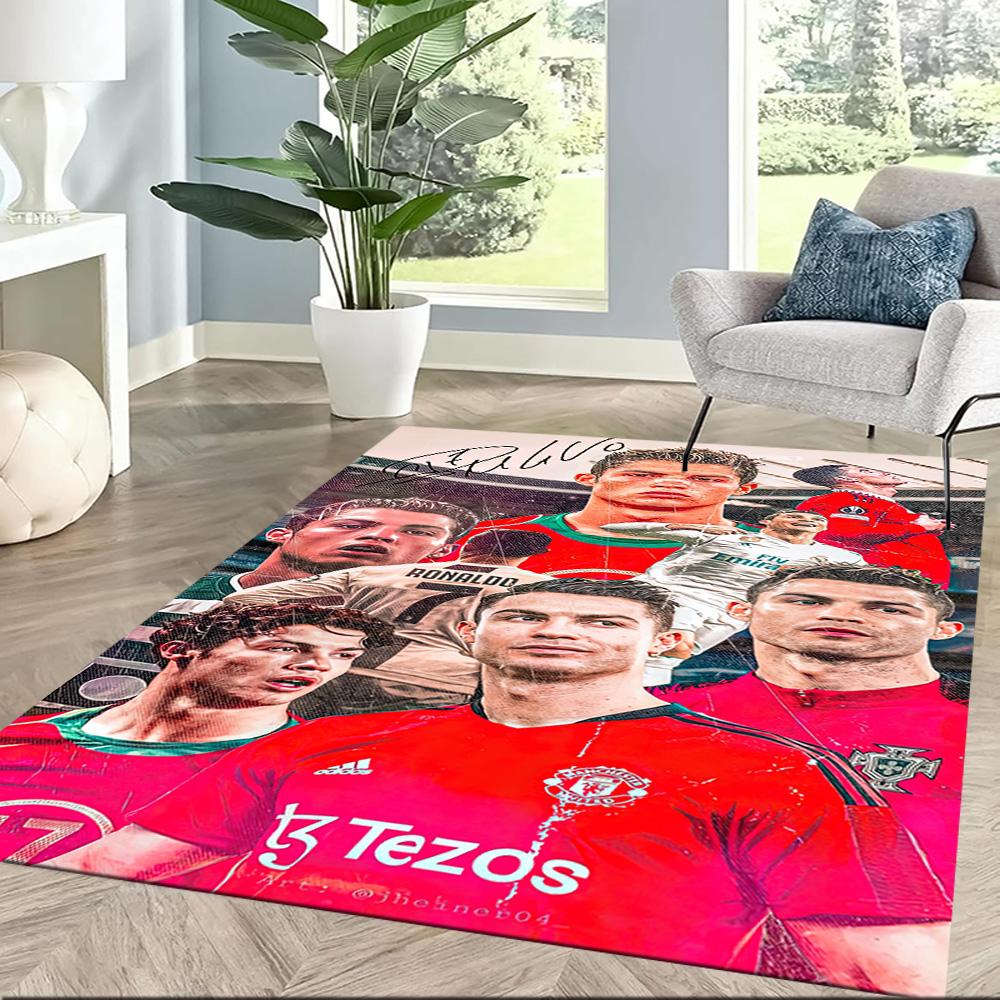 Cristiano Ronaldo Floor Rug Office Rug Suitable For Dormitory Kitchen Study Room Bedrooms Antislip Rug Anime Office Decor Best For Christmas