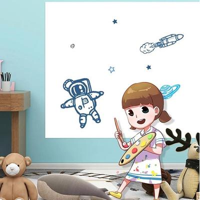 מדבקת לוח לבן אלקטרוסטטית ניתנת להסרה לשימוש חוזר ללימוד גרפיטי לוח ציור ביתי Pp לוח לבן מחיק