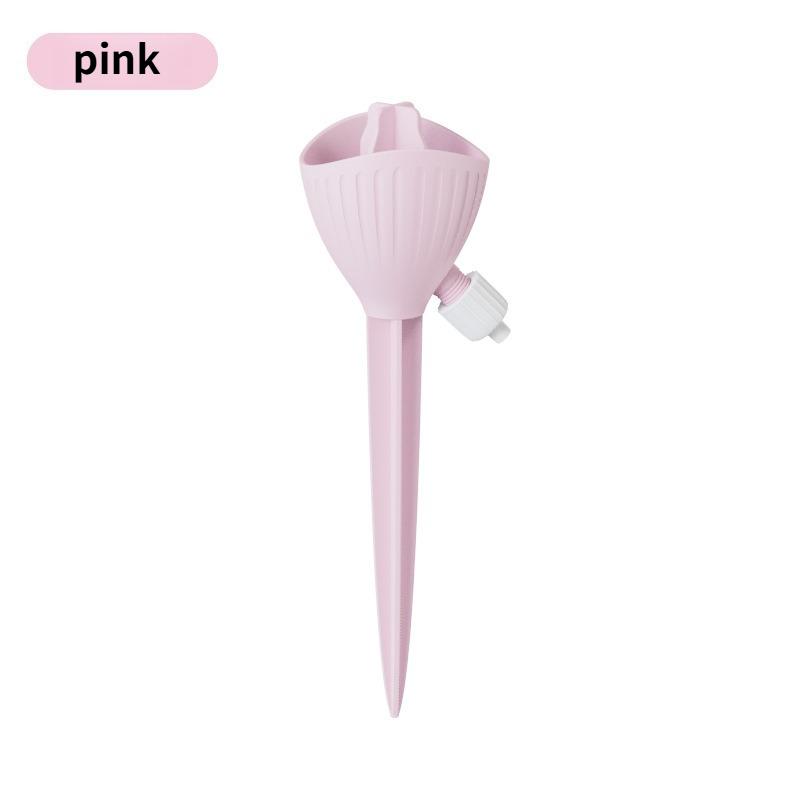 New Lazy Plant Waterer Automatic Drip Irrigation Device Adjustable Flow Flower Pot Watering System for Home Garden