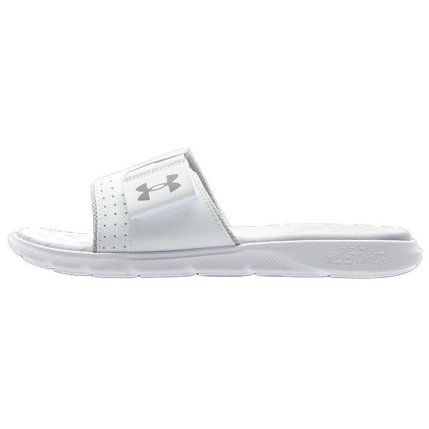 Under Armour Mercenary Comfortable Lightweight Slide Sandals Men Footwear White 3027252-101 41