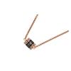 Emporio Armani Diamond Beaded Transfer Beads Small Waist Stainless Steel Necklace for Women Small Waist Necklace F ( Fits All) Original Bag